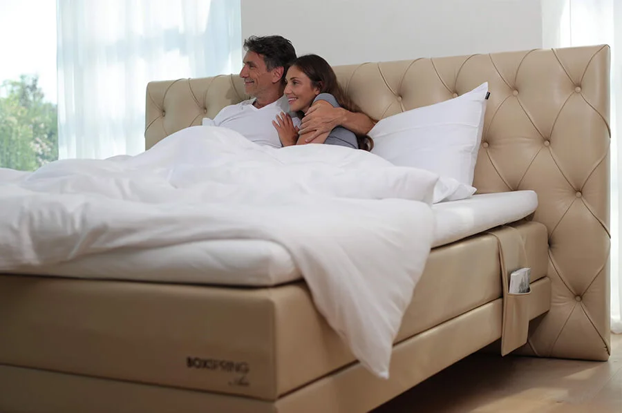 Boxspring postelje – modeli Air z žepkom. Postelje po meri in brezplačna montaža v Maremico spalni center.