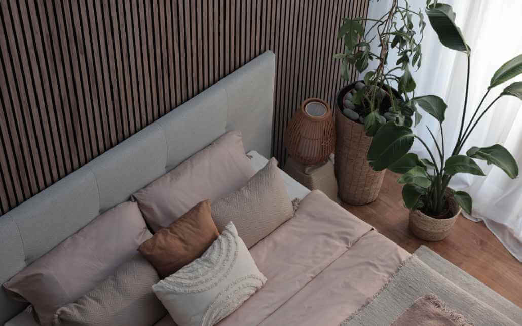 postelja BoxSpring Fly detajl