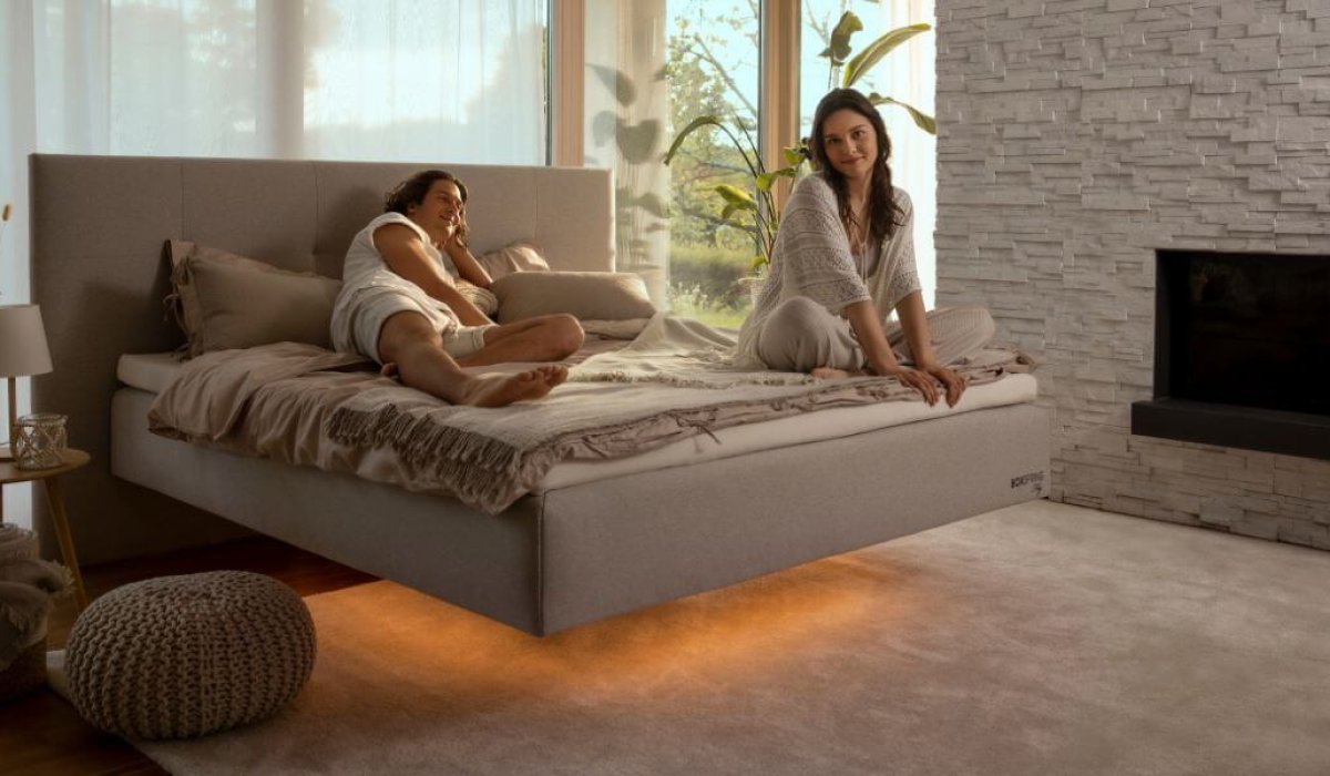 Postelja BoxSpring Fly lebdeca postelja